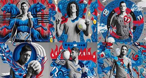 ميسي وأجويرو يتوحدان في حملة "بيبسي" قبل صدام دوري الأبطال